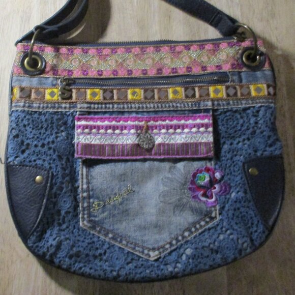 π Desigual Boho Crossbody Bag πΈβ¨ - Picture 1 of 16